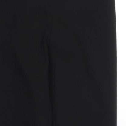 Womens UK Size 10 Papaya Regular Fit  Black Trousers