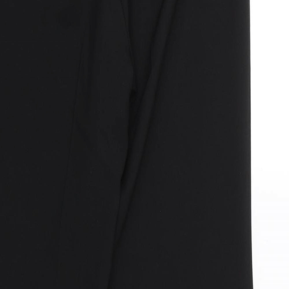 Womens UK Size 10 Papaya Regular Fit  Black Trousers