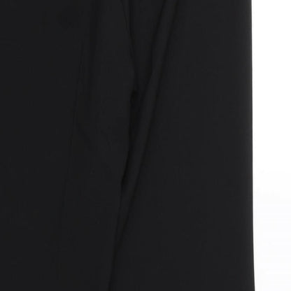 Womens UK Size 10 Papaya Regular Fit  Black Trousers