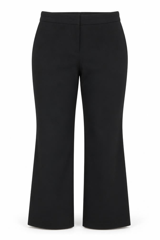 Womens UK Size 10 Papaya Regular Fit  Black Trousers