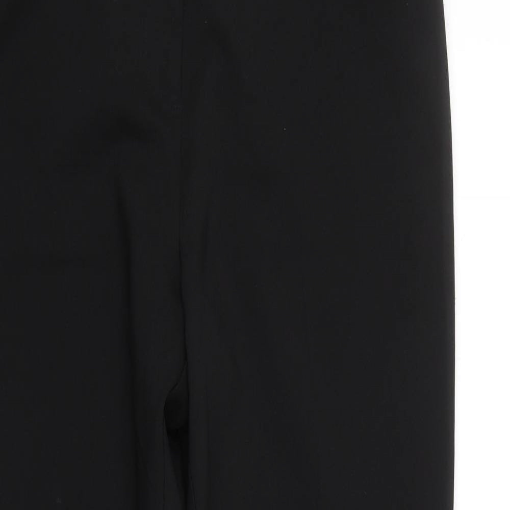 Womens UK Size 10 Papaya Regular Fit  Black Trousers