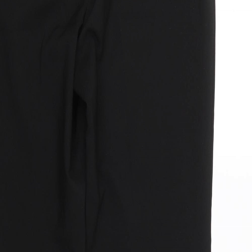 Womens UK Size 10 Papaya Regular Fit  Black Trousers