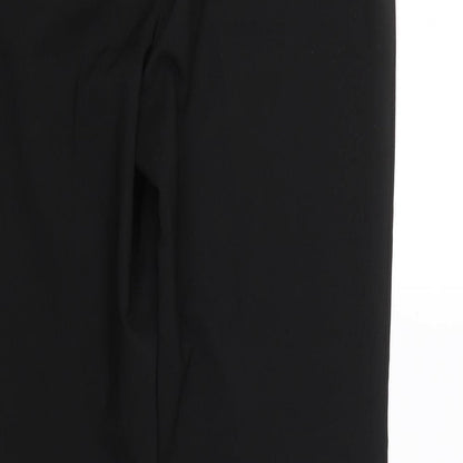 Womens UK Size 10 Papaya Regular Fit  Black Trousers