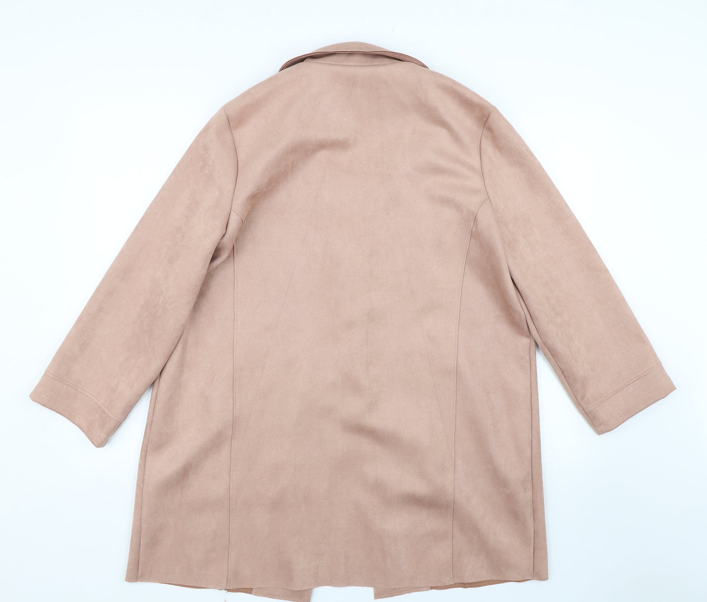 TU Womens Brown   Trench Coat Coat Size 16