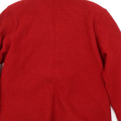 Tempo Reale Womens Red   Overcoat Coat Size L