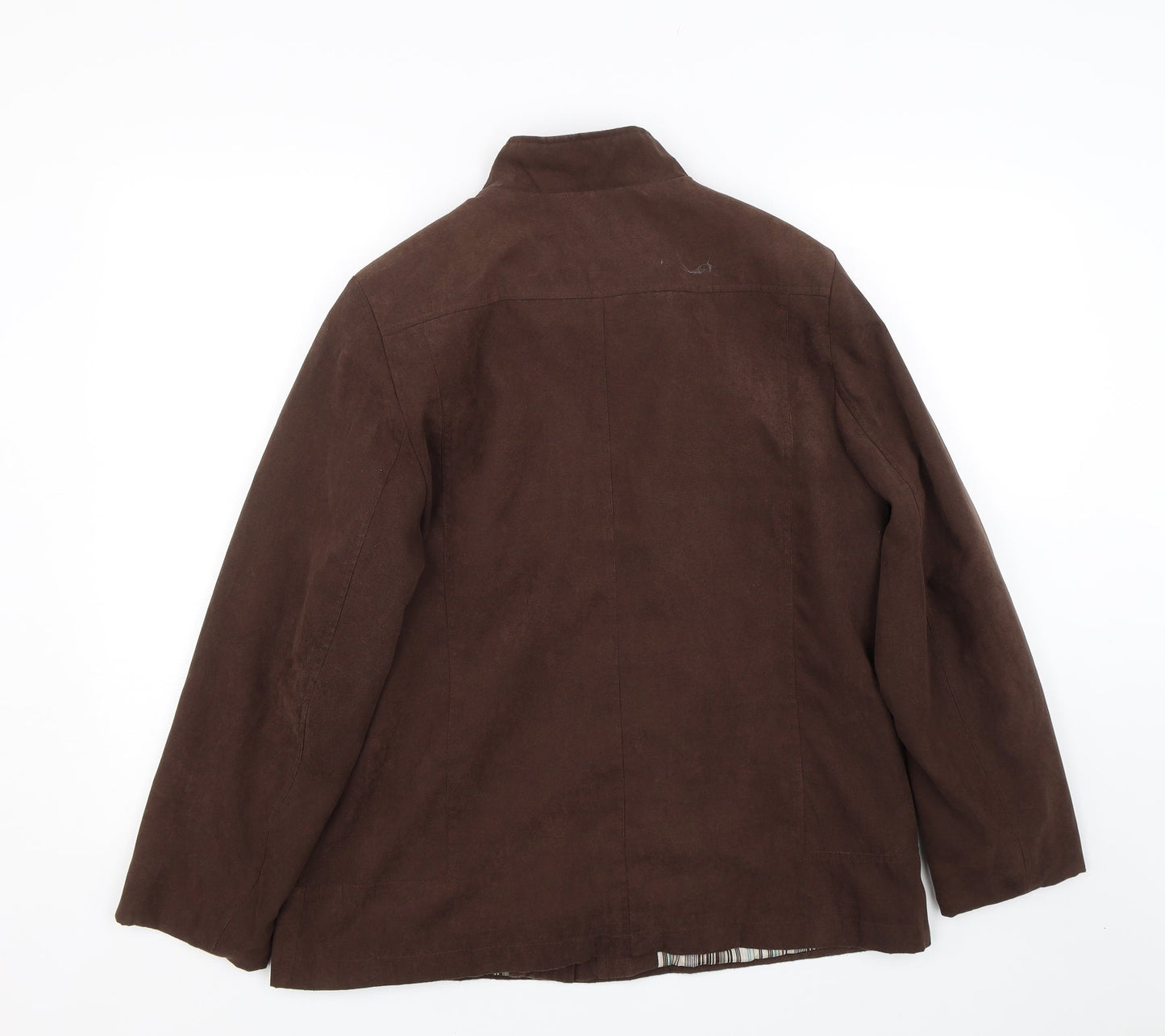 Klass Womens Brown   Jacket Coat Size 14