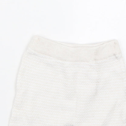 Mothercare Baby White   Sweatpants Trousers Size 0-3 Months