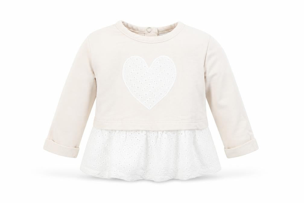 Prenatal Girls Beige   Pullover Jumper Size 3-6 Months