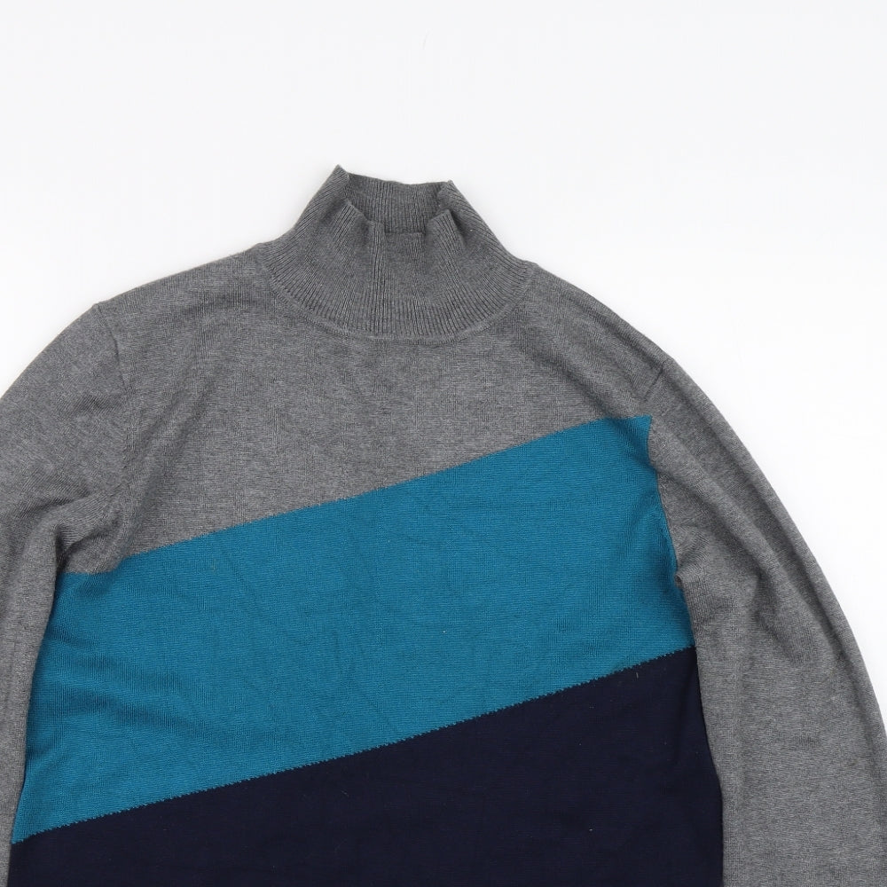 Womens UK Size S Verve Ami Grey Pullover Jumper