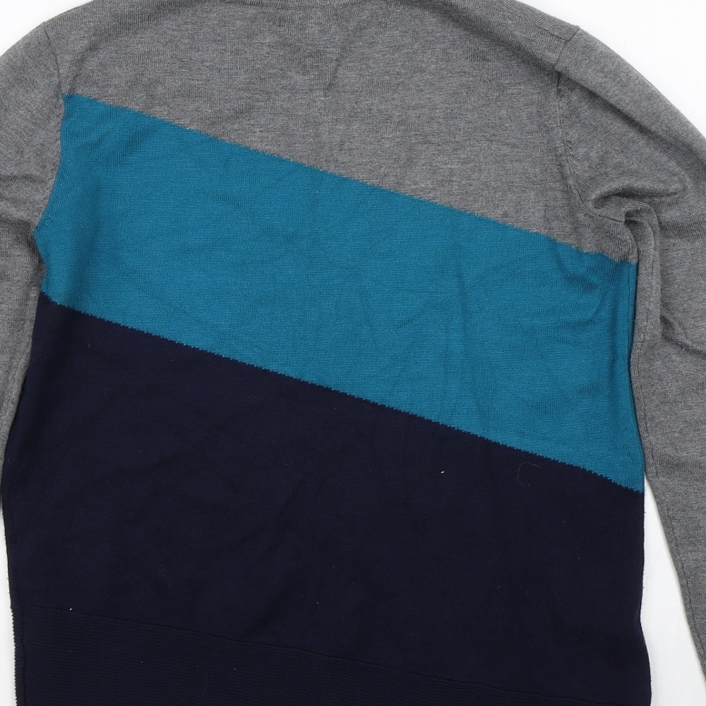 Womens UK Size S Verve Ami Grey Pullover Jumper