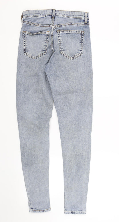 Topsho[ Womens Blue  Denim Skinny Jeans Size 26 L27 in