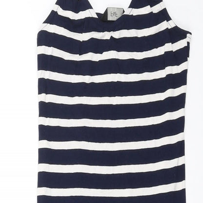 F&F Womens Blue Striped  Mini  Size 6