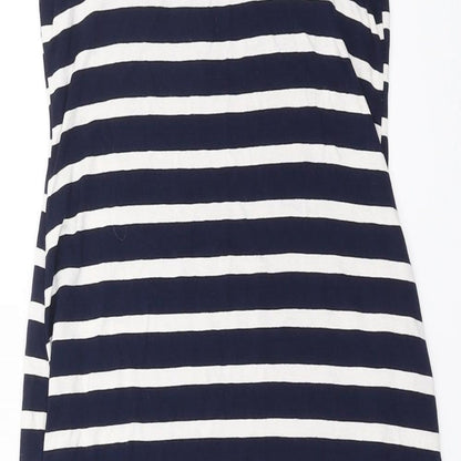 F&F Womens Blue Striped  Mini  Size 6