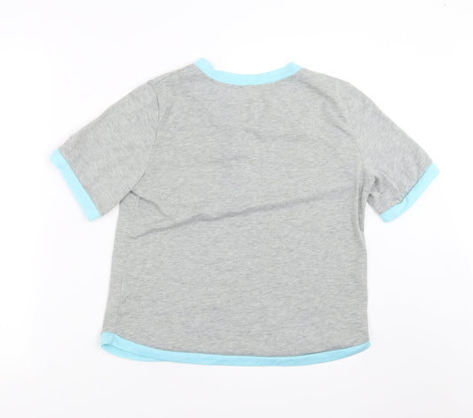 Womens UK Size XL Preworn Grey Basic T-Shirt