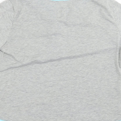 Womens UK Size XL Preworn Grey Basic T-Shirt