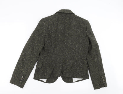 Womens UK Size 10 Marks and Spencer Regular Green Blazer