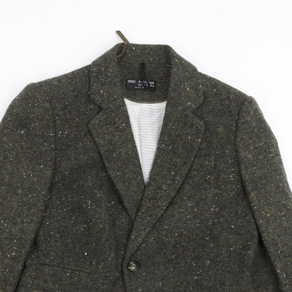 Womens UK Size 10 Marks and Spencer Regular Green Blazer