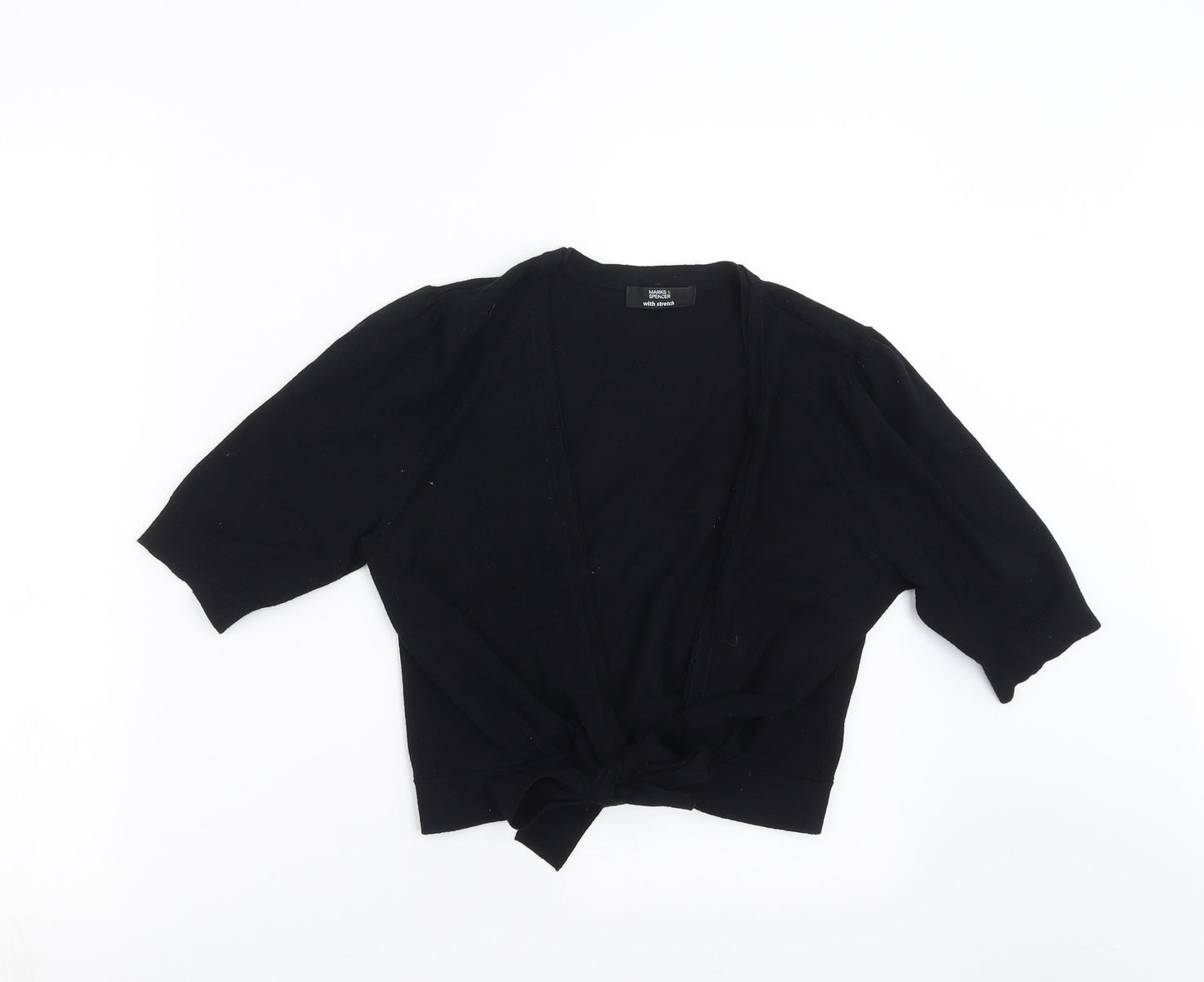 Womens UK Size 12 Marks and Spencer Black Shrug Jumper