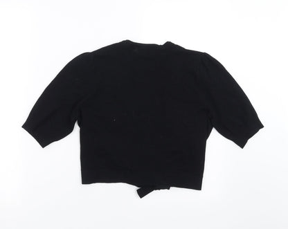 Womens UK Size 12 Marks and Spencer Black Shrug Jumper
