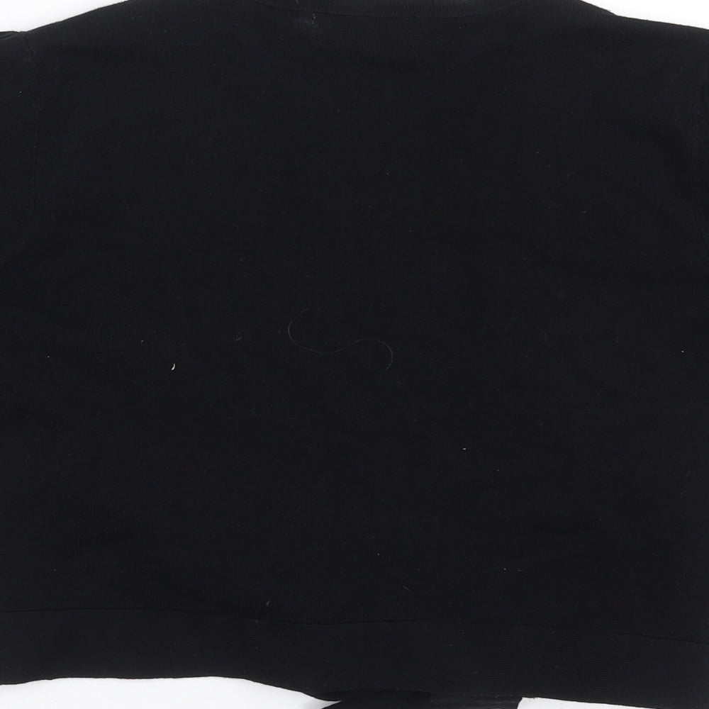 Womens UK Size 12 Marks and Spencer Black Shrug Jumper