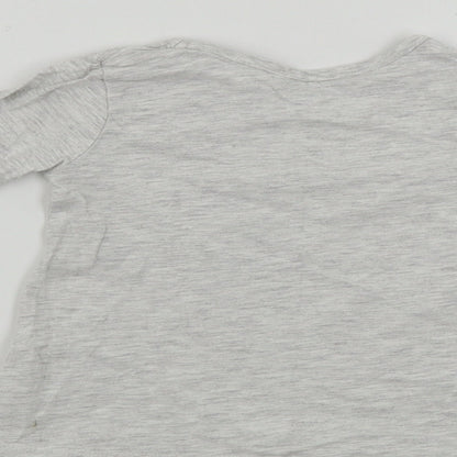 George  Girls Grey   Basic T-Shirt Size 6-9 Months