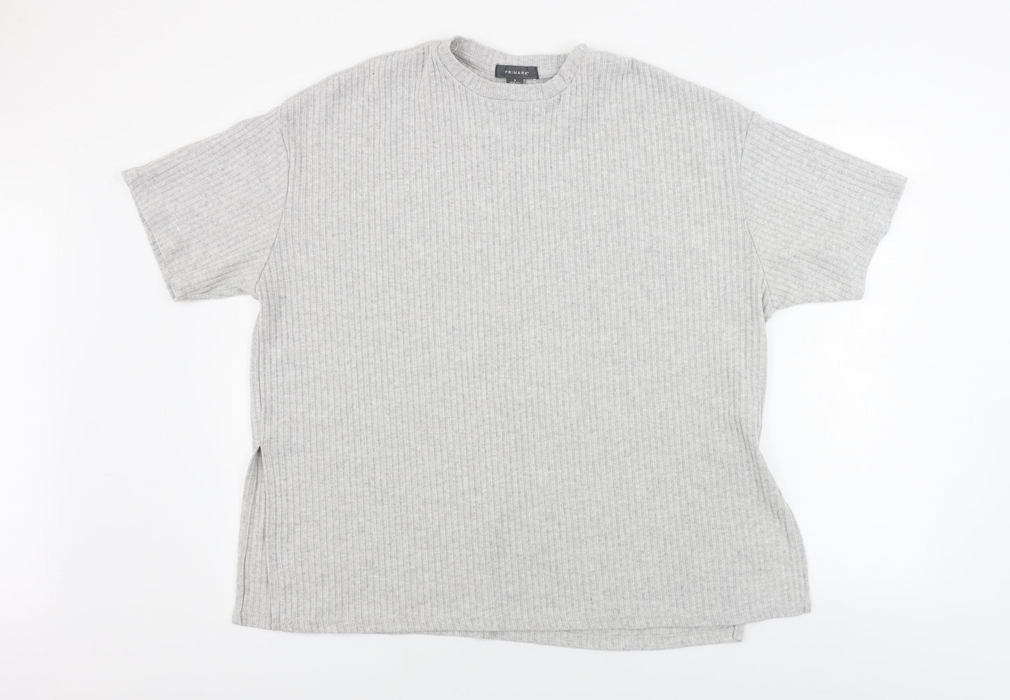 Primark  Womens Grey Striped  Pullover Jumper Size L