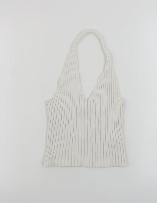 FOREVER 21  Womens White   Basic T-Shirt Size S