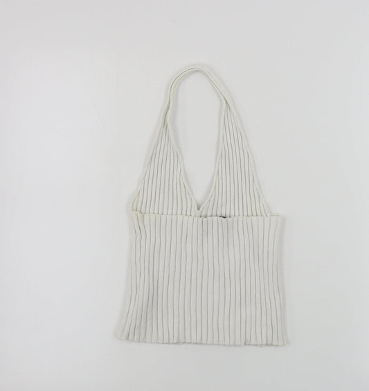 FOREVER 21  Womens White   Basic T-Shirt Size S