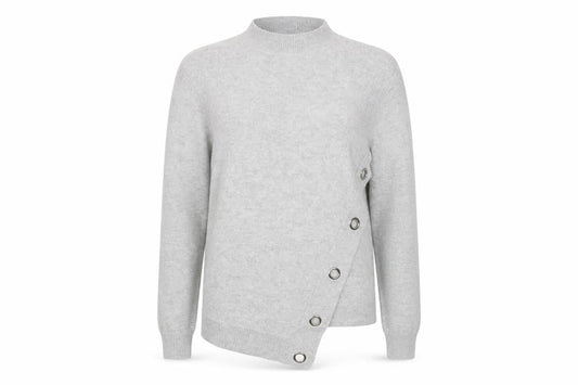 Womens UK Size M Peacocks Grey Pullover Jumper