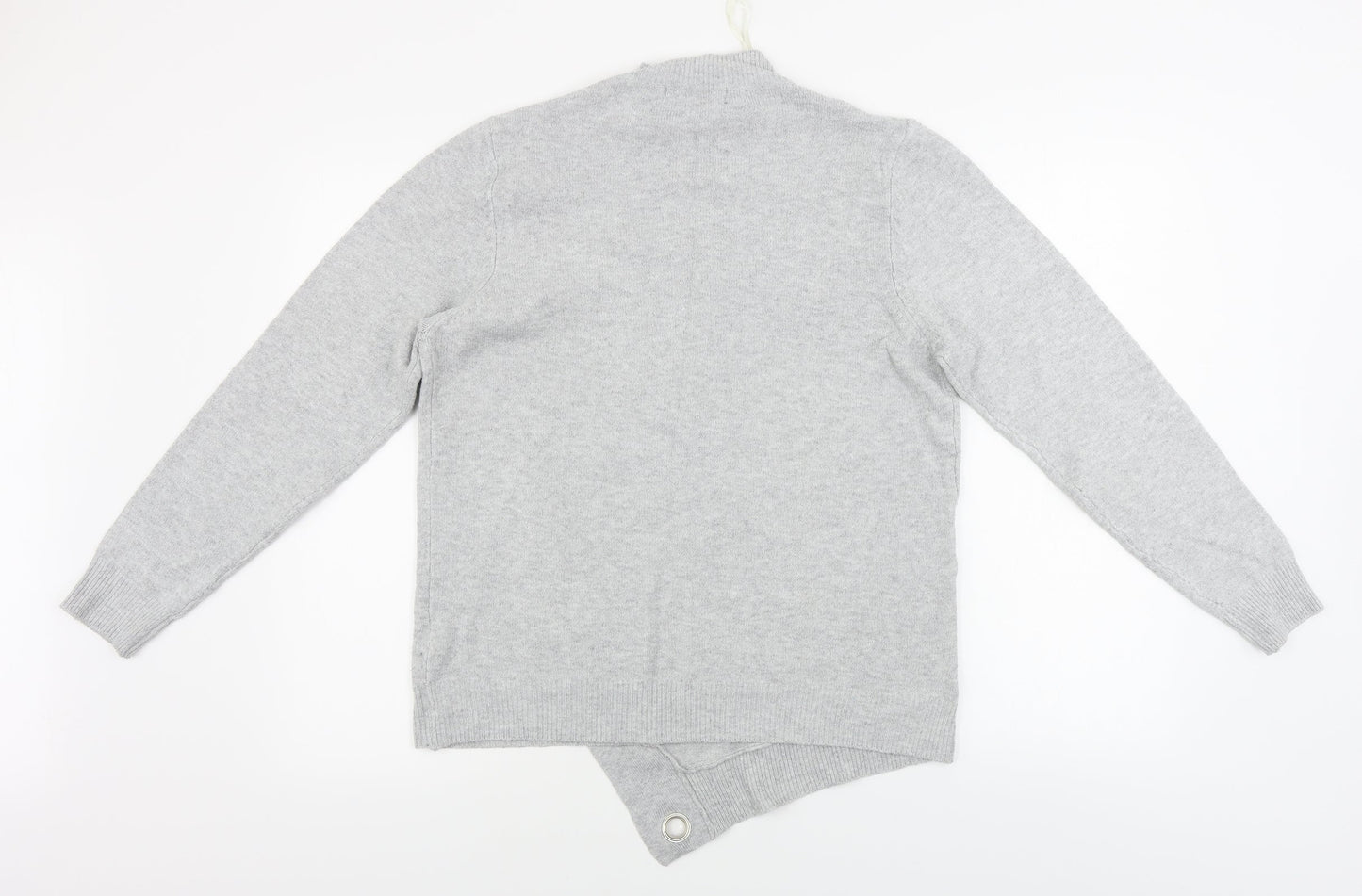 Womens UK Size M Peacocks Grey Pullover Jumper