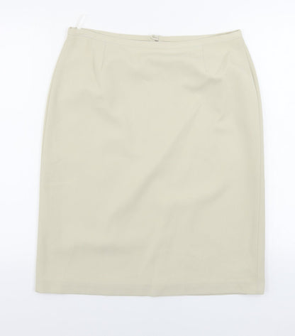 CMT  Womens Beige   A-Line Skirt Size 14