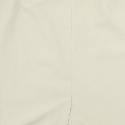 CMT  Womens Beige   A-Line Skirt Size 14