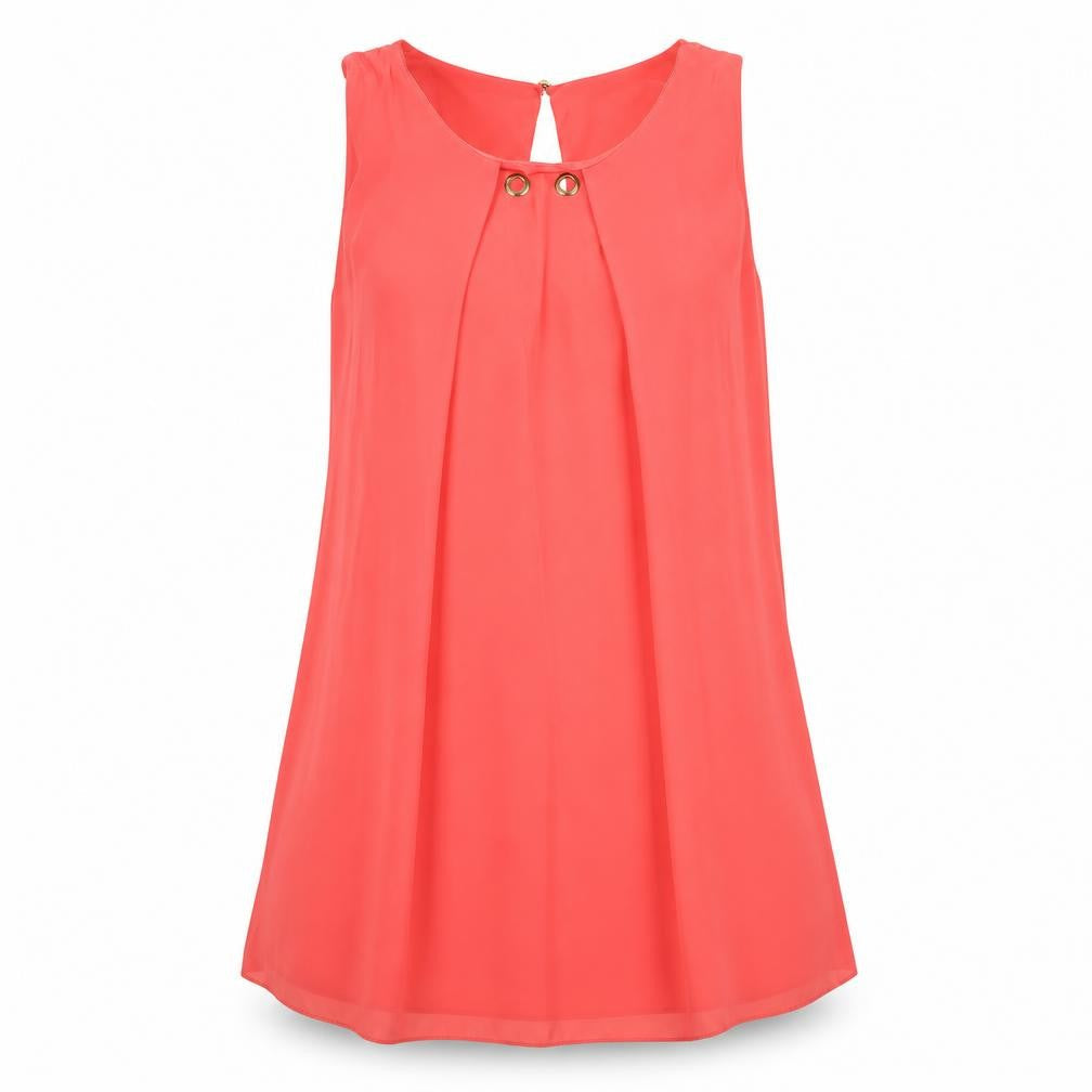 Womens UK Size L Quiz Pink Basic Blouse