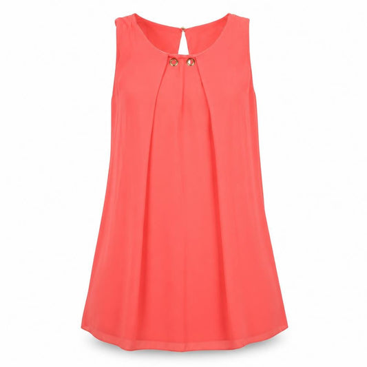 Womens UK Size L Quiz Pink Basic Blouse