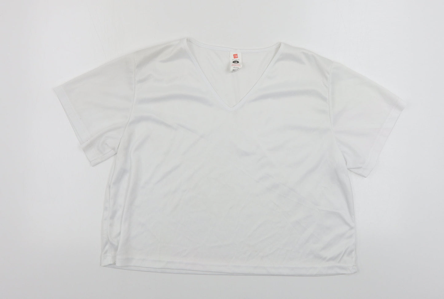 serious fun  Womens White   Basic T-Shirt Size XL