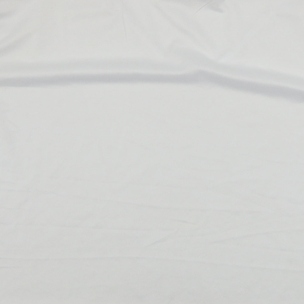 serious fun  Womens White   Basic T-Shirt Size XL