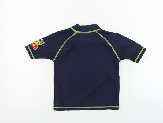 Disney Toy Story  Boys Blue   Basic T-Shirt Size 4-5 Years  - Dinasour Print
