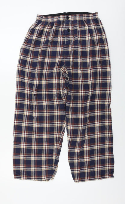 Marks and Spencer  Mens Clear Check  Trousers  Size L L24 in