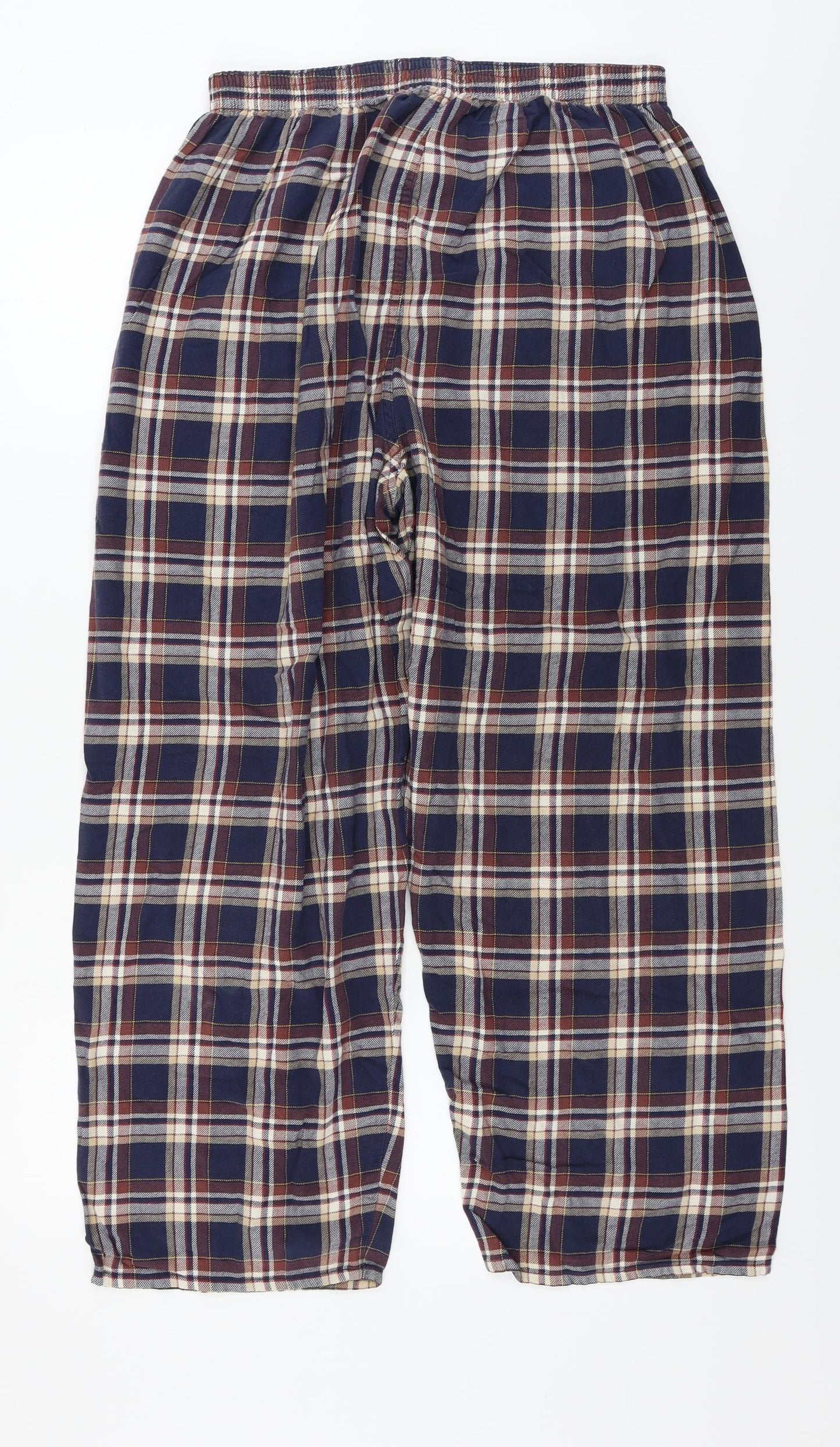 Marks and Spencer  Mens Clear Check  Trousers  Size L L24 in