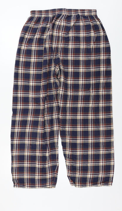 Marks and Spencer  Mens Clear Check  Trousers  Size L L24 in