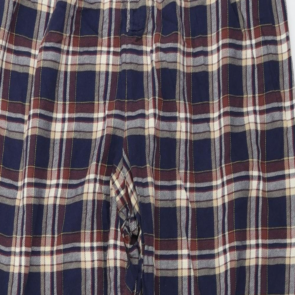 Marks and Spencer  Mens Clear Check  Trousers  Size L L24 in