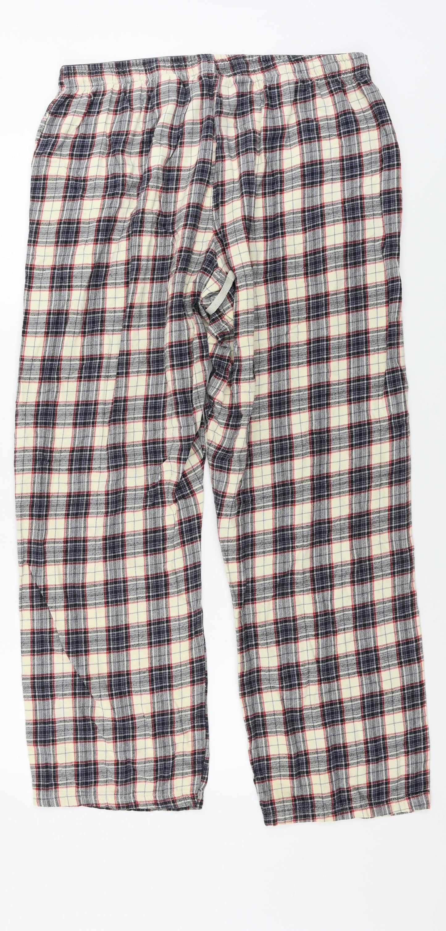 royal class Mens Beige Check  Trousers  Size L L27 in