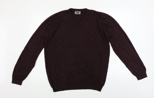 Marks and Spencer  Mens Red   Pullover Jumper Size XL