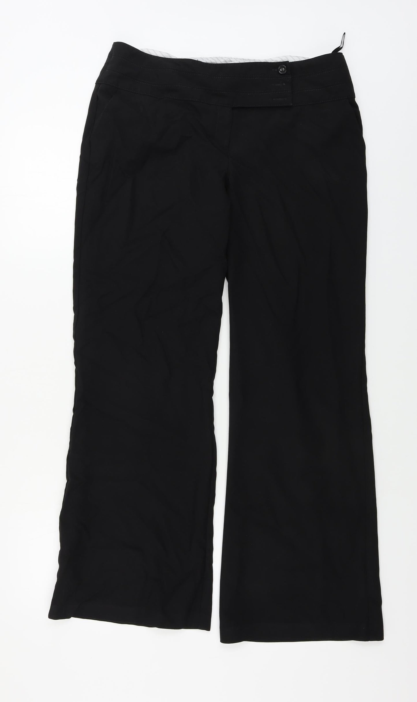 Womens UK Size 12 EVIE Regular Fit  Black Trousers