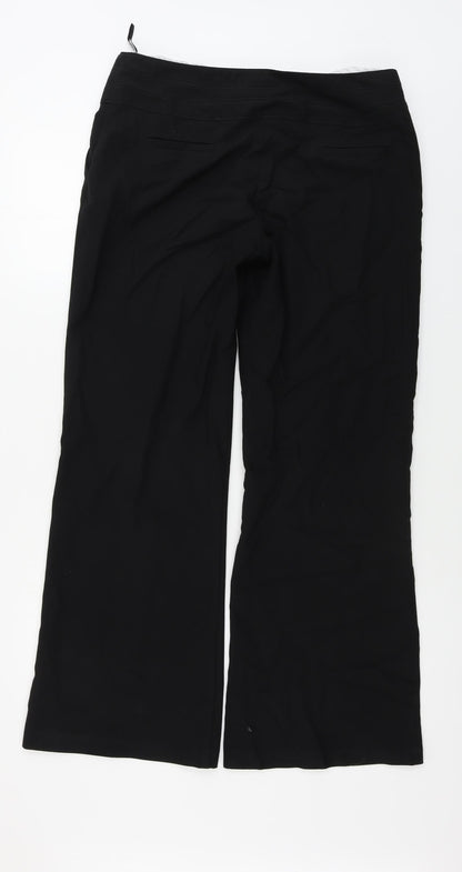 Womens UK Size 12 EVIE Regular Fit  Black Trousers