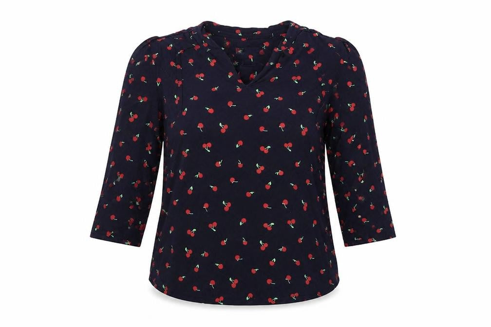 Womens UK Size 8 Marks and Spencer Blue Basic Blouse