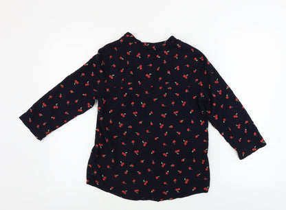 Womens UK Size 8 Marks and Spencer Blue Basic Blouse