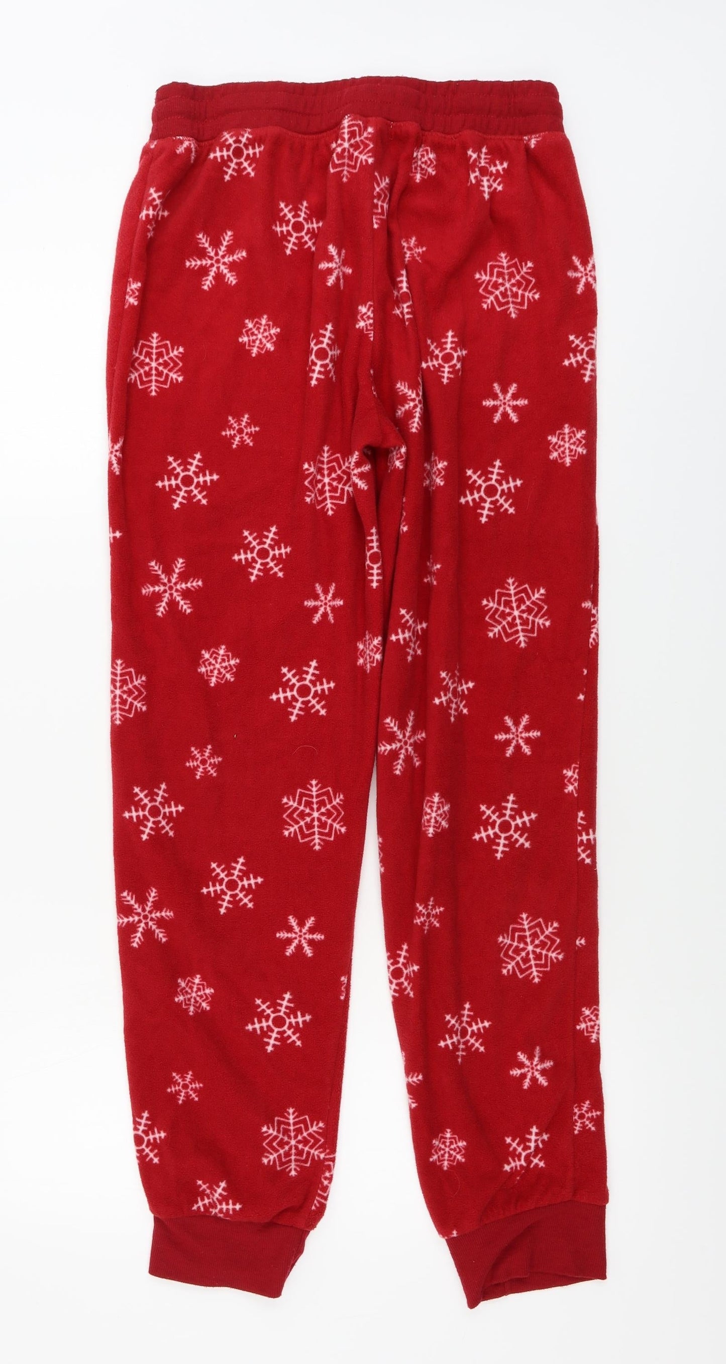 Womens UK Size M Boux Avenue Regular Fit Sweatpants Red Trousers