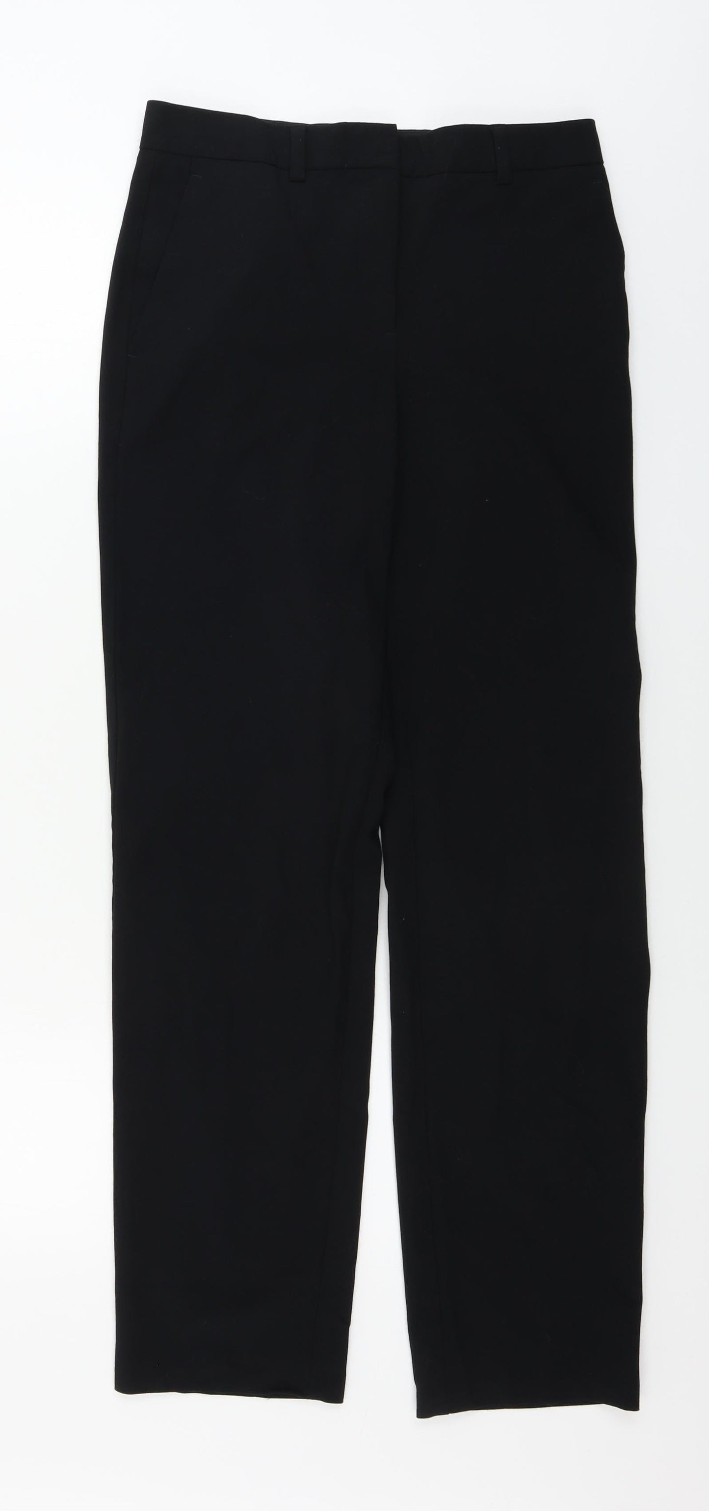 Womens UK Size 8 Marks and Spencer Regular Fit  Black Trousers
