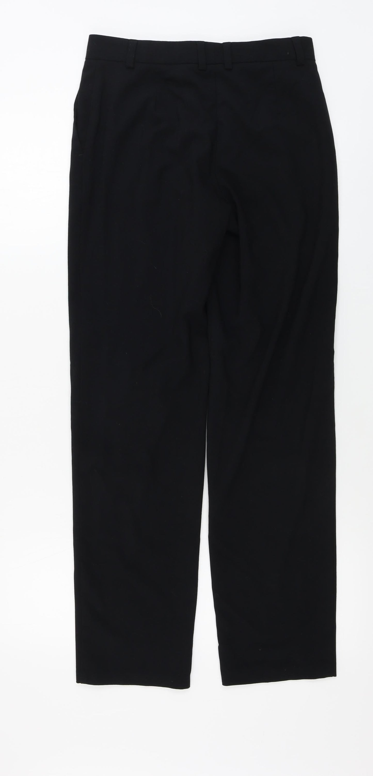 Womens UK Size 8 Marks and Spencer Regular Fit  Black Trousers